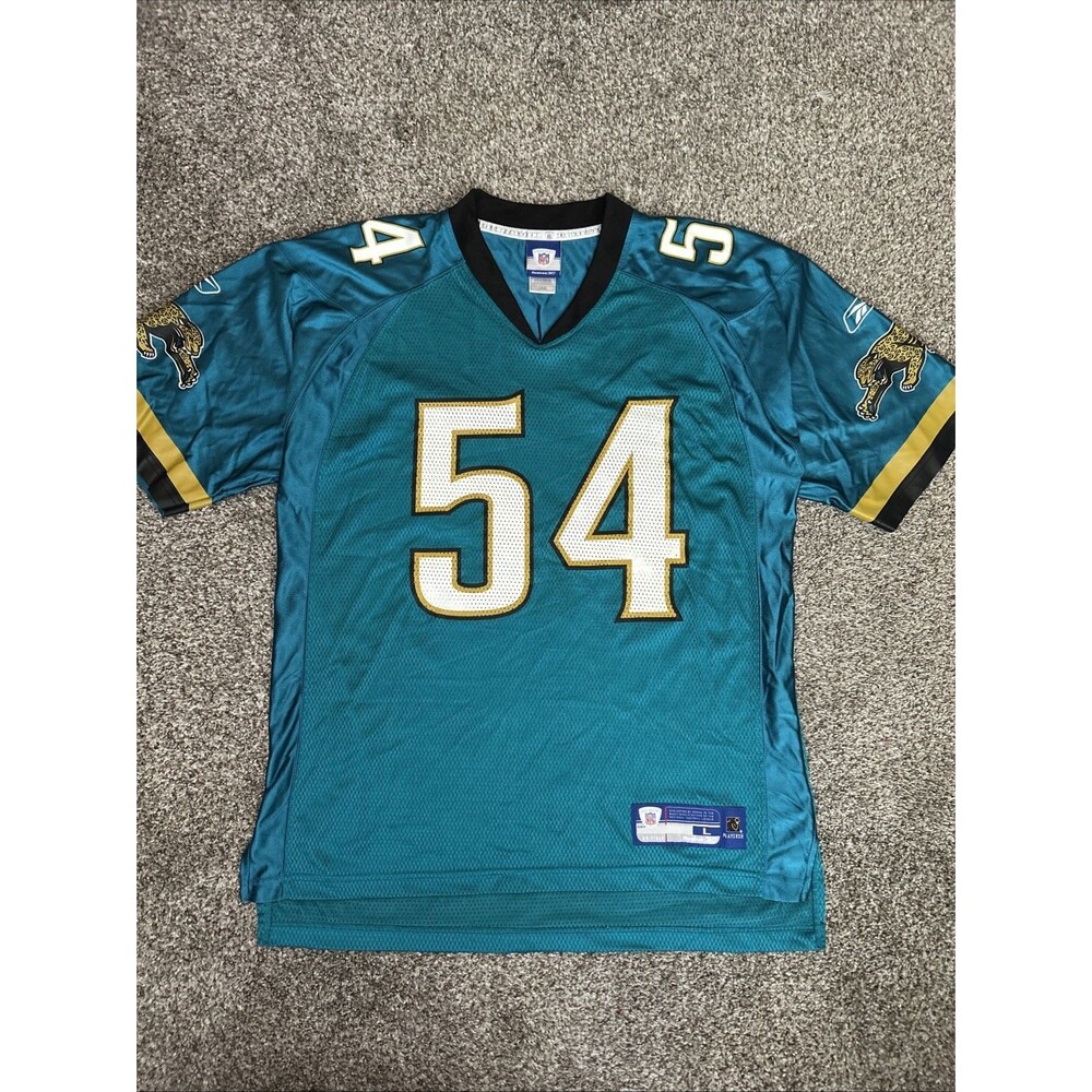 Vintage Jacksonville Jaguars Mike Peterson #54 Football NFL Reebok Jersey Large